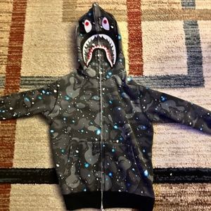 BAPE space camp shark hoodie